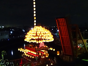 須成祭の宵祭観覧チケット